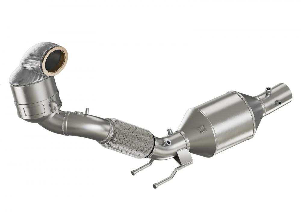 HJS Downpipe ECE 80/76mm 200 cpsi VW Polo GTI AW Audi A1 GB DKZC