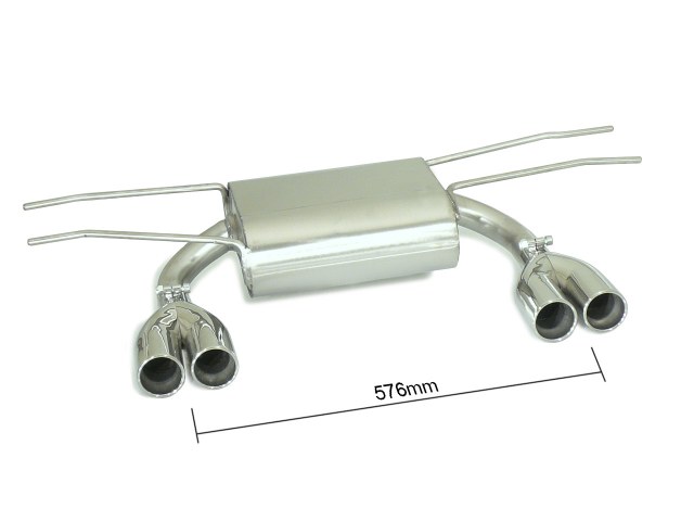 Sportauspuff Mazda MX-5 ND 2x70mm rechts/links ECE | Ragazzon