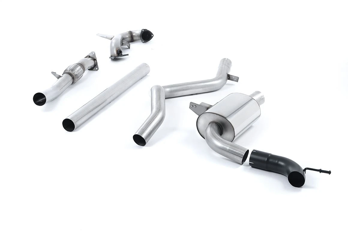 Milltek Sport Auspuffanlage passend für Renault Alpine Megane Renaultsport 250 & 265 non-resonated (louder) - ohne Kat