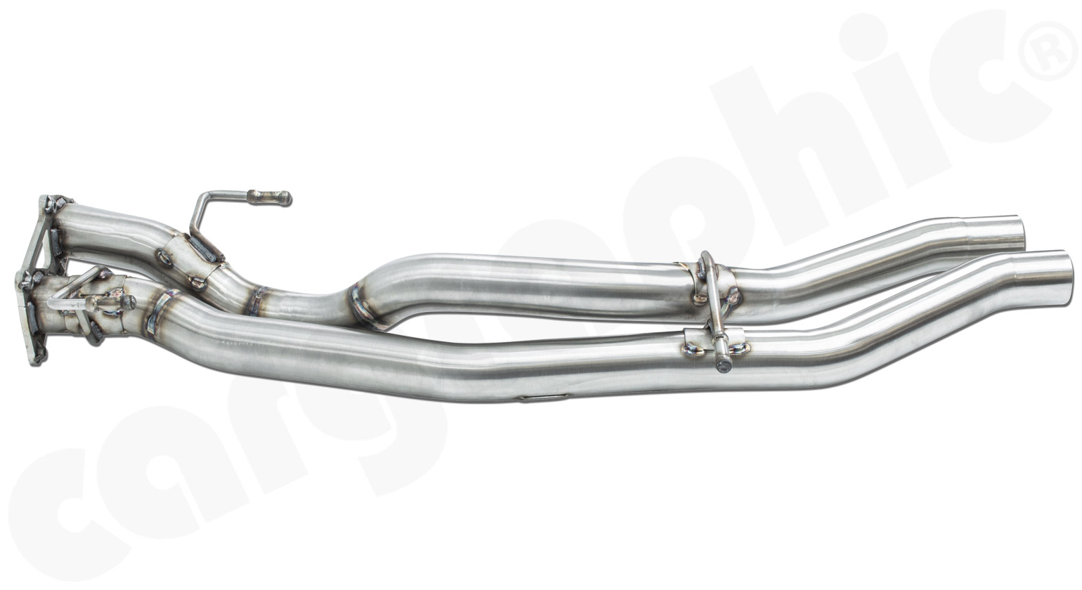 CARGRAPHIC Sekundär Katalysator-Ersatzrohr für Porsche Cayenne 957 3,6L V6