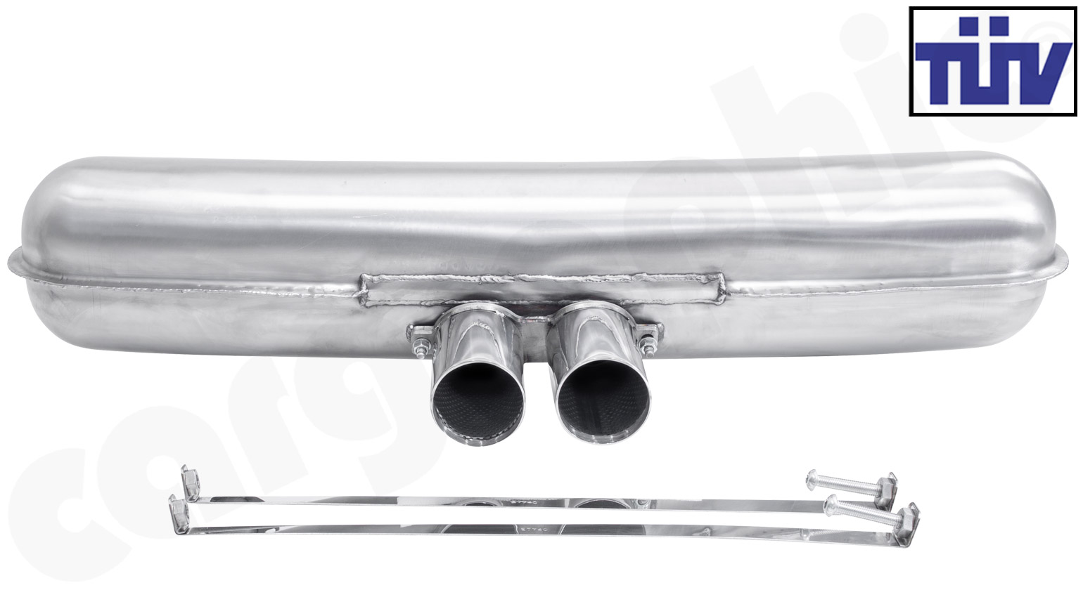 CARGRAPHIC Sport Endschalldämpfer SS304L für Porsche 911 F-Modell / G-Modell