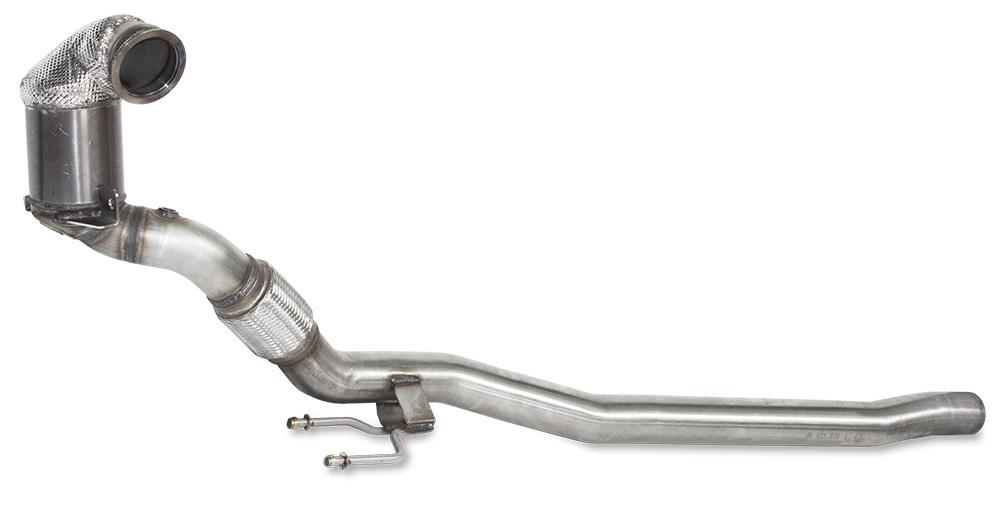 HJS Downpipe ECE 80/76mm 200 cpsi Golf 7 R Audi S3 III Leon Cupra 300