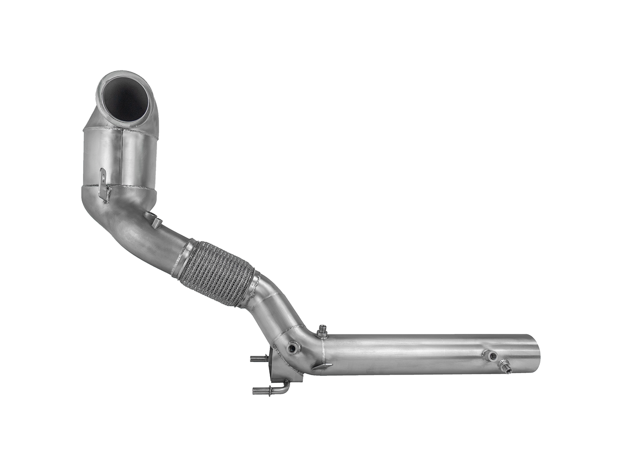 Bull-X Downpipe VAG 2.0 TSI EA888 Gen.4 FWD/AWD (z.B. Golf 8 GTI/R) - Allradantrieb / inkl. 100 Zellen Sportkat (ohne Betriebserlaubnis)