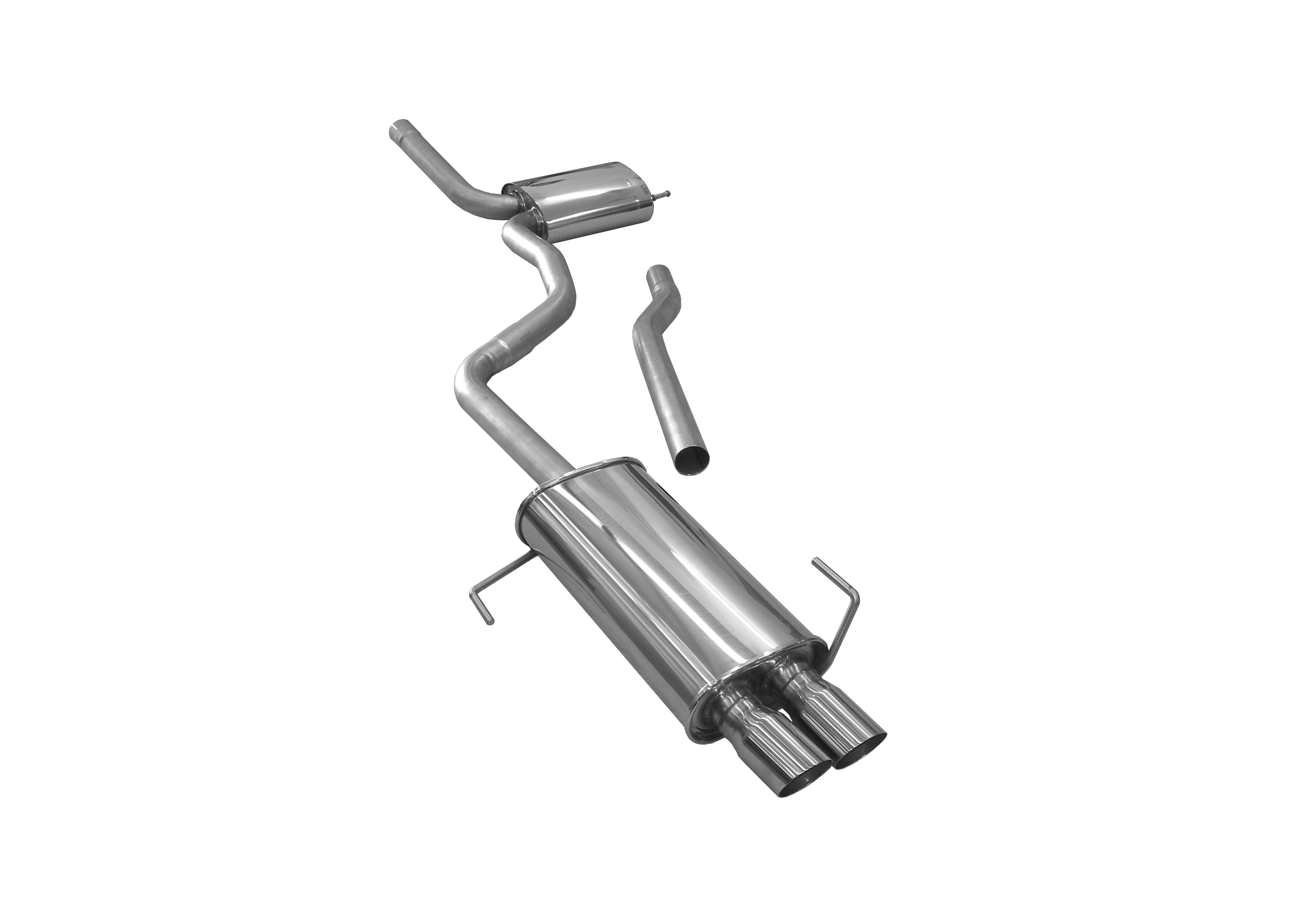 BN-Pipes Sportauspuff Audi 80 B4 Typ 8C 2.0-2.8l Edelstahl 60mm eintragungsfrei