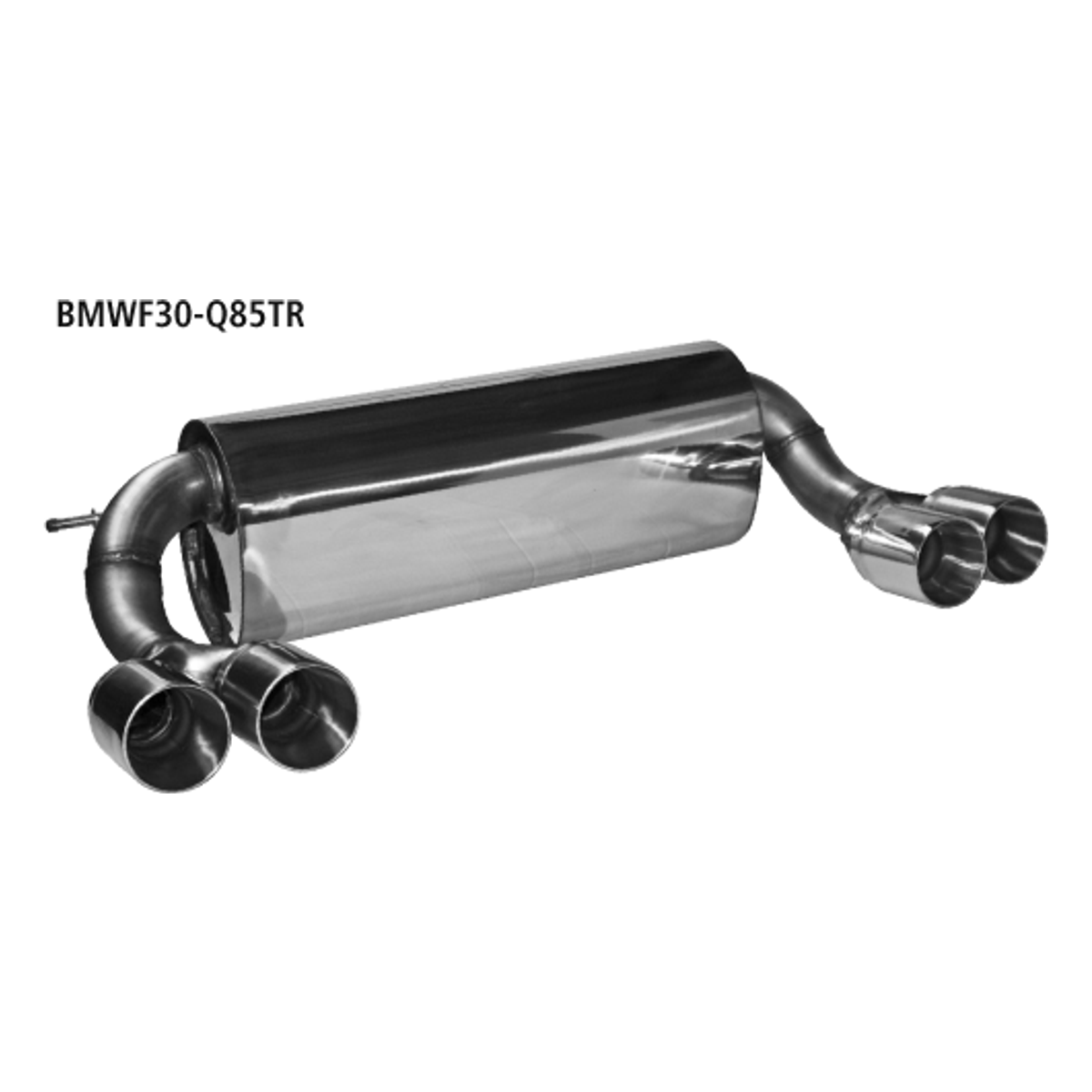 Bastuck Endschalldämpfer Quattro – BMW 4er F32/F33/F36 4er F32/F33/F36 2.0l Turbo außer Facelift