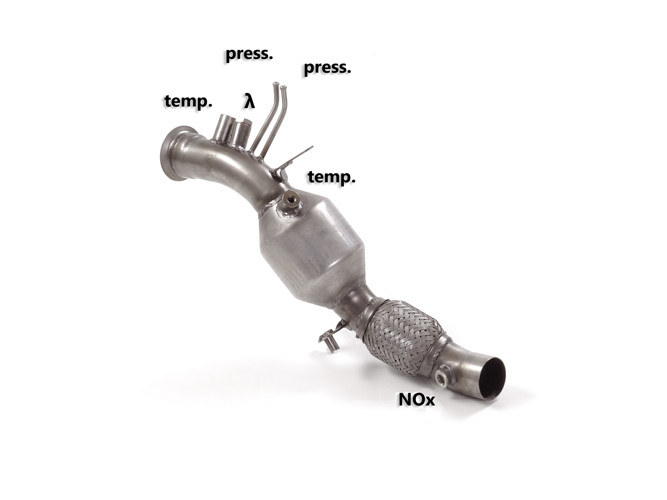 Downpipe + DPF-Ersatzrohr Set BMW 116d F21 | Ragazzon
