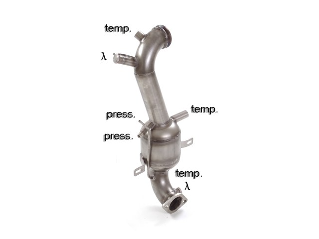 Downpipe + DPF-Ersatzrohr Set Jeep Renegade 2.0 Mjet | Ragazzon