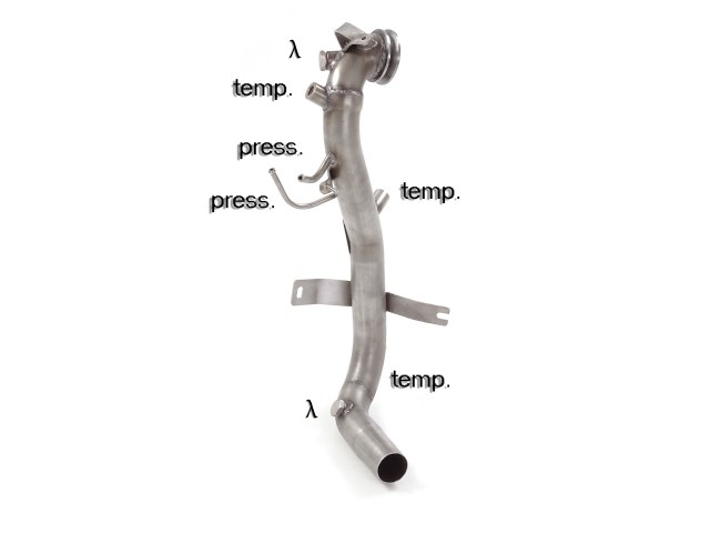 Downpipe + DPF-Ersatzrohr Set Fiat 500 1.3 Multijet | Ragazzon