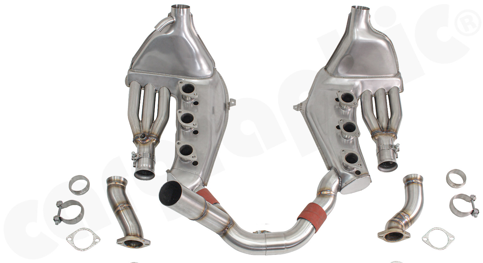 Cargraphic Wärmetauscherkit Porsche 911 G-Modell 3,2l C1/CS/Speedster Heiztransferrohr