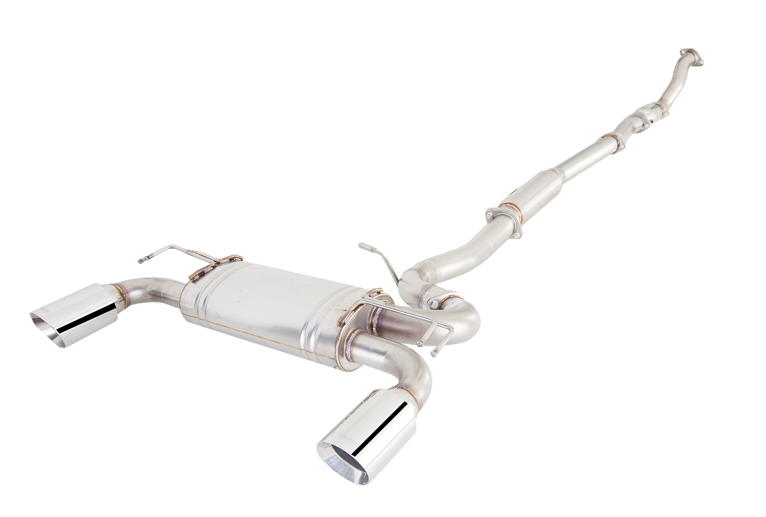 XFORCE Abgasanlage Mitsubishi Lancer CJ RALLIART 08–15