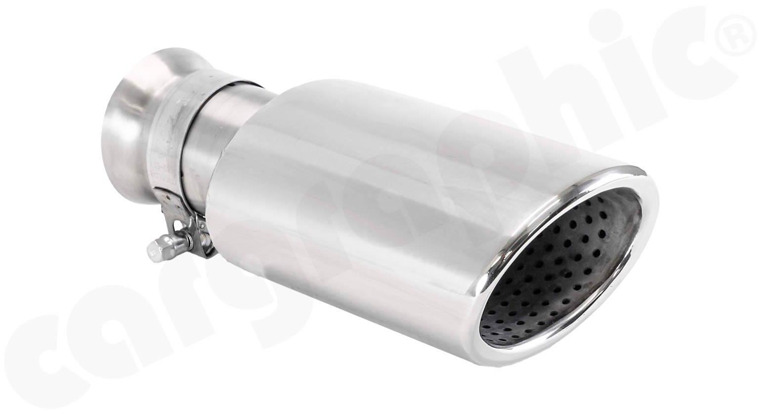 Cargraphic N-GT Sport Endrohr Porsche 944 S2 115x85mm oval eingerollt