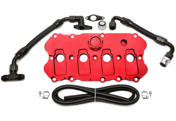 TA Technix Ventildeckel 2.0 TFSI EA113 rot – inkl. KGE-Montagesatz