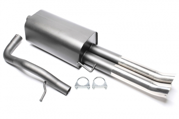 TA Technix Sportauspuff Audi A4 B5 – hochgezogen, rund, scharf