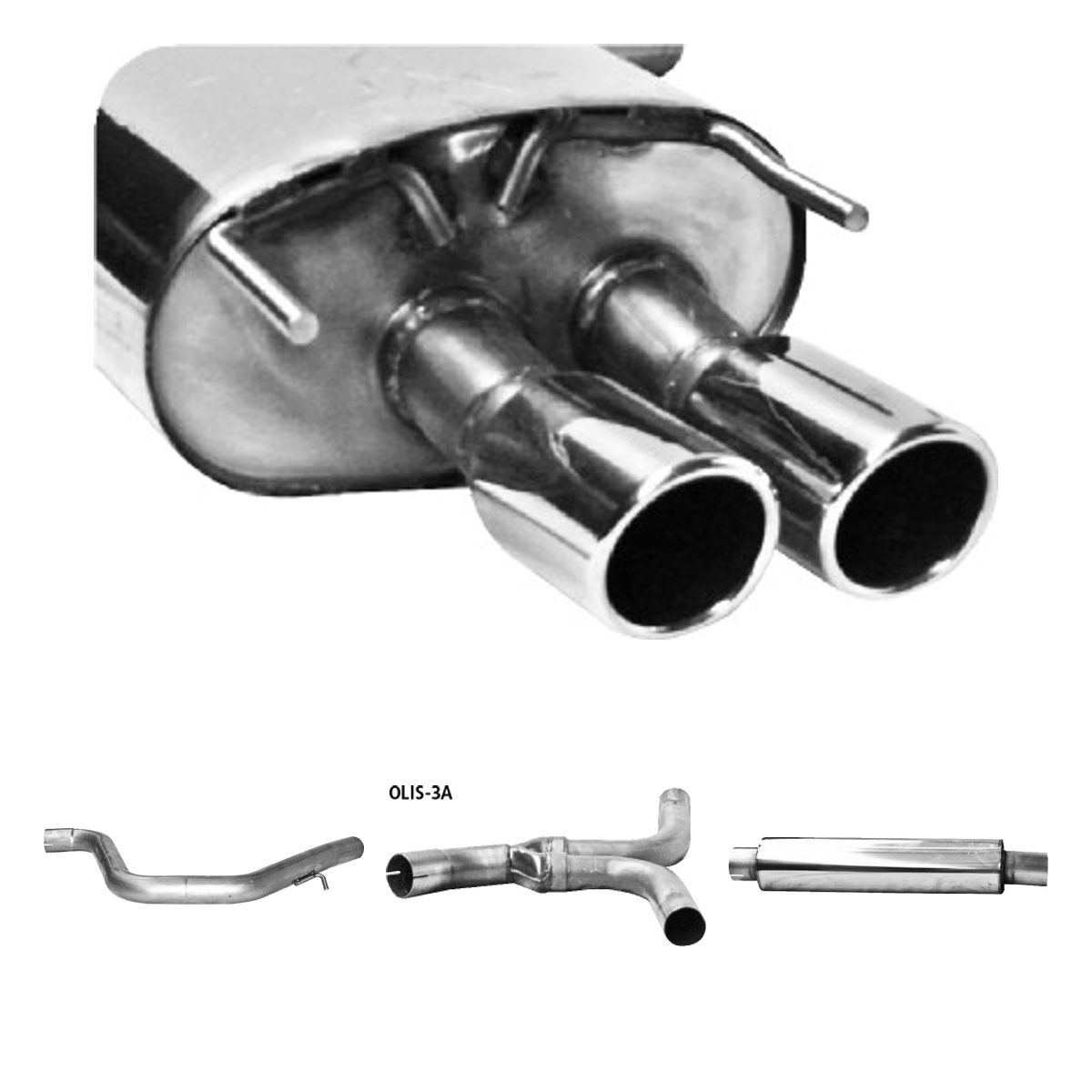 Bastuck Komplettanlage Quattro – Opel Insignia A Insignia Kombi 2WD Benziner ESD LH+RH