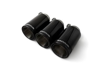 98 mm Street Race Black Chrome