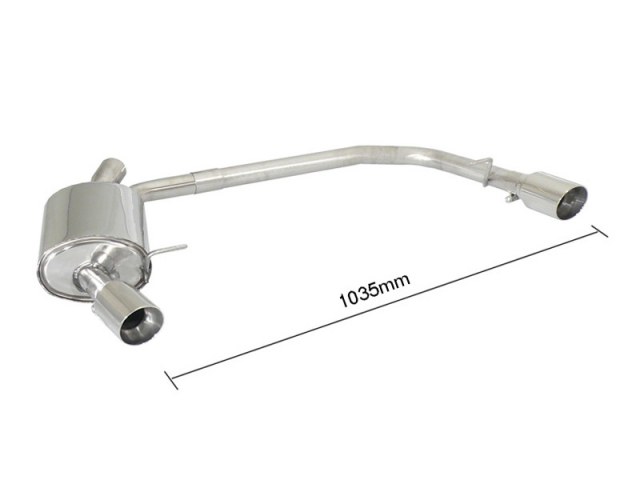 Sportauspuff Ford S-MAX 2.0 TDCi 2x90mm ECE | Ragazzon