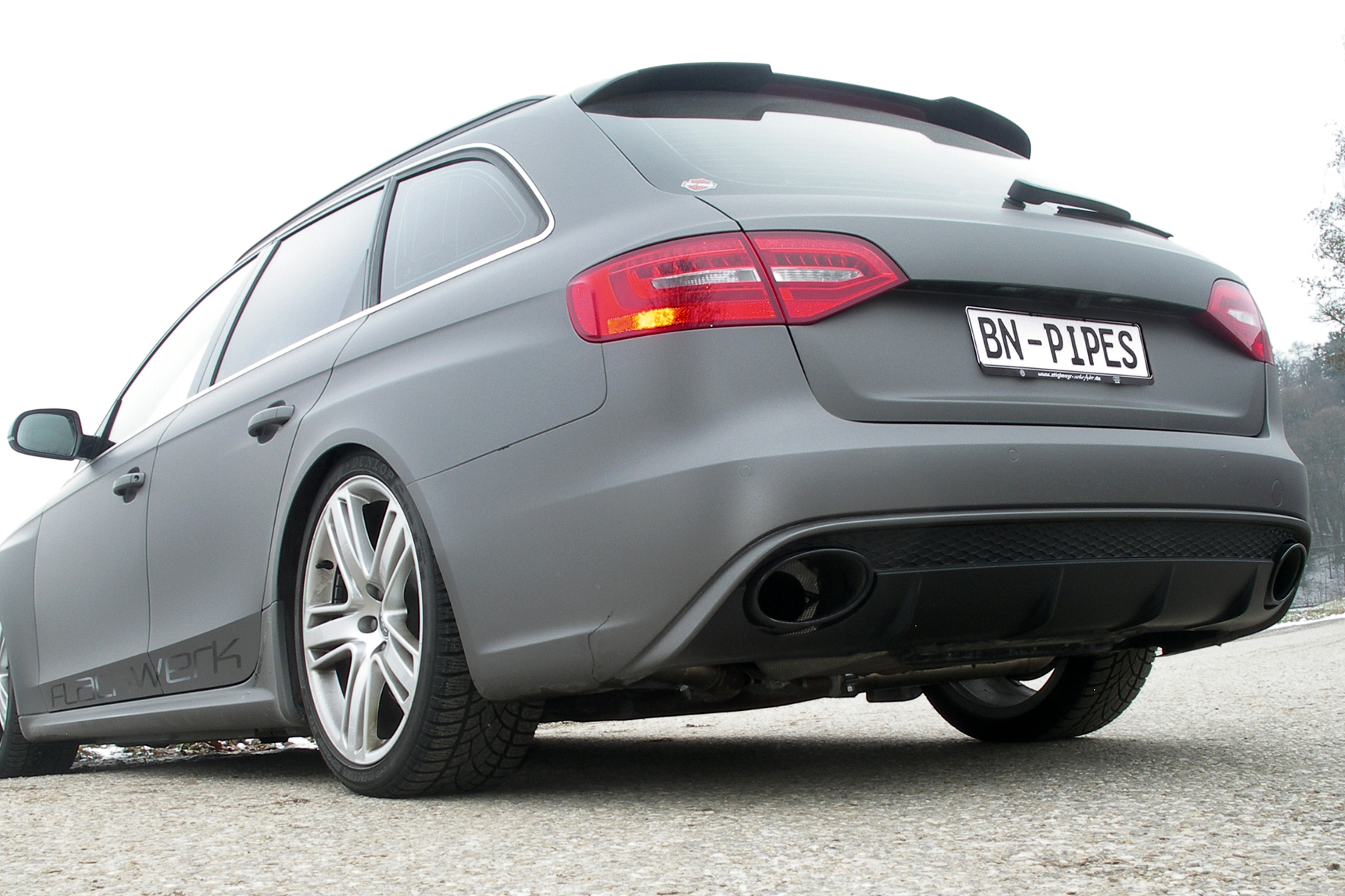 BN-Pipes Sportauspuff Audi RS4 B8 4.2 Edelstahl EG-Gutachten