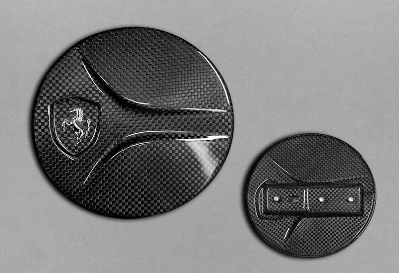 Capristo Carbon Tankdeckel Ferrari 488 Vollcarbon matt