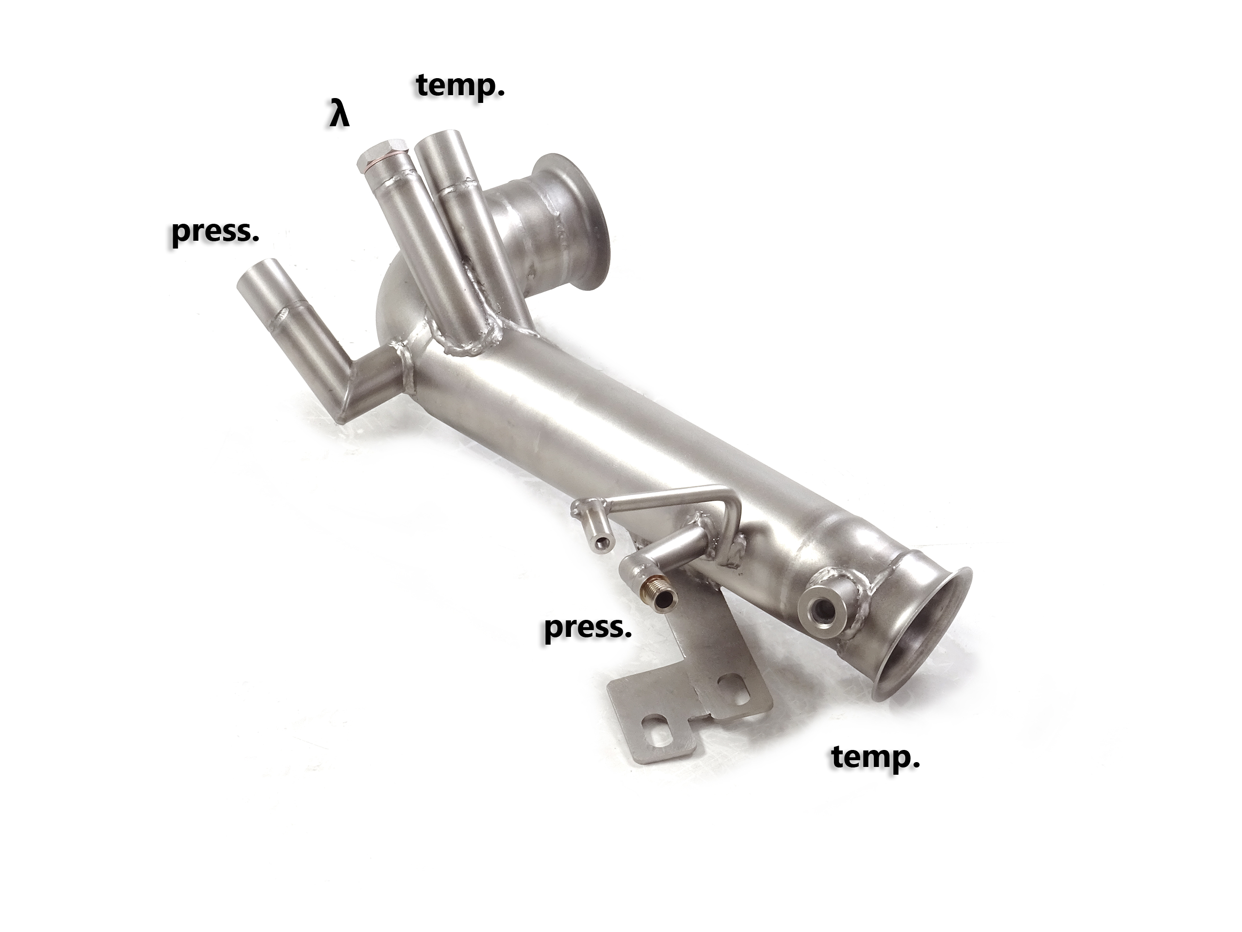 Downpipe + DPF-Ersatzrohr Set VW T5 2.5 TDI 4motion | Ragazzon