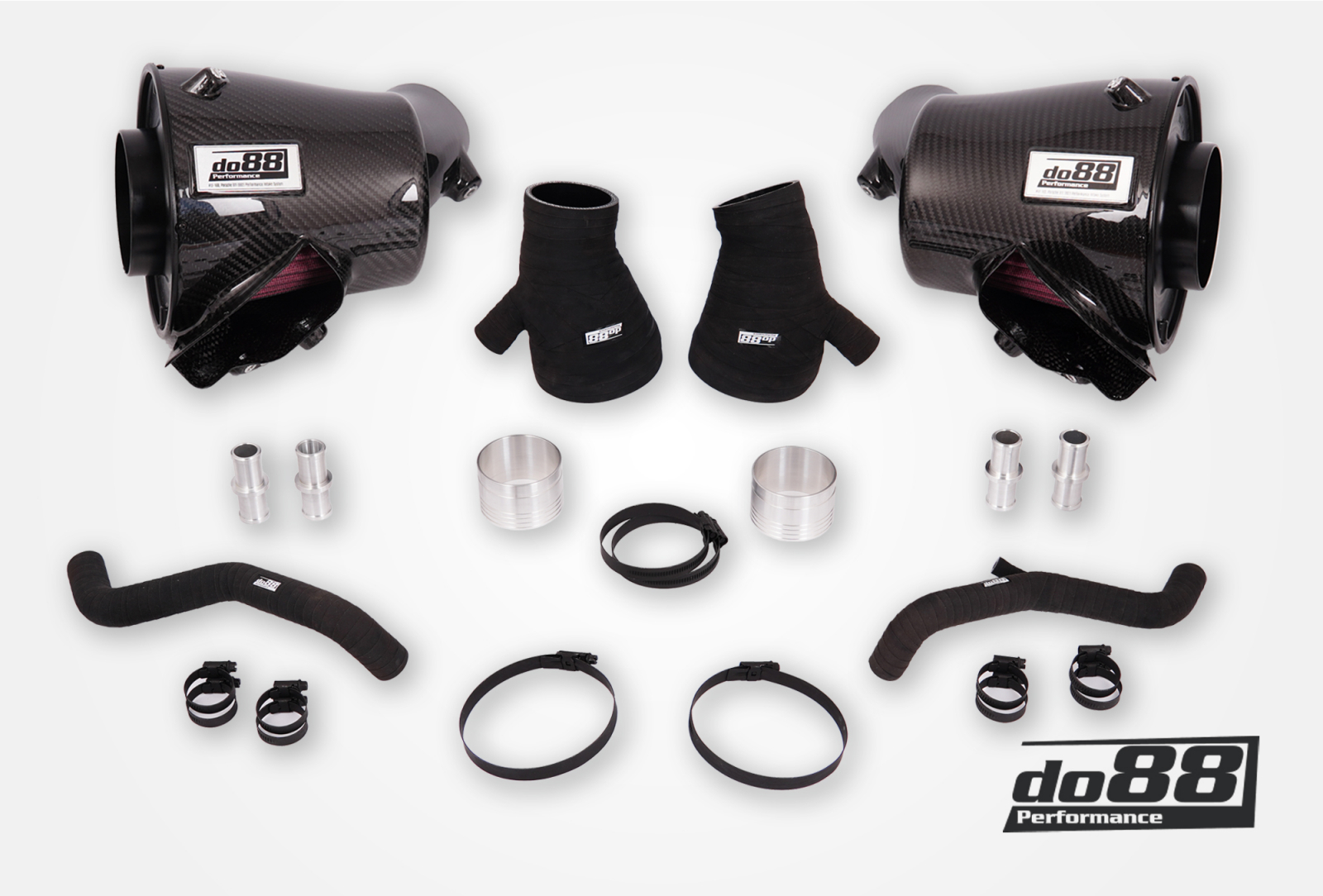 do88 Cold Air Intake Carbon 66mm OE Porsche 911 992 Turbo/Turbo S