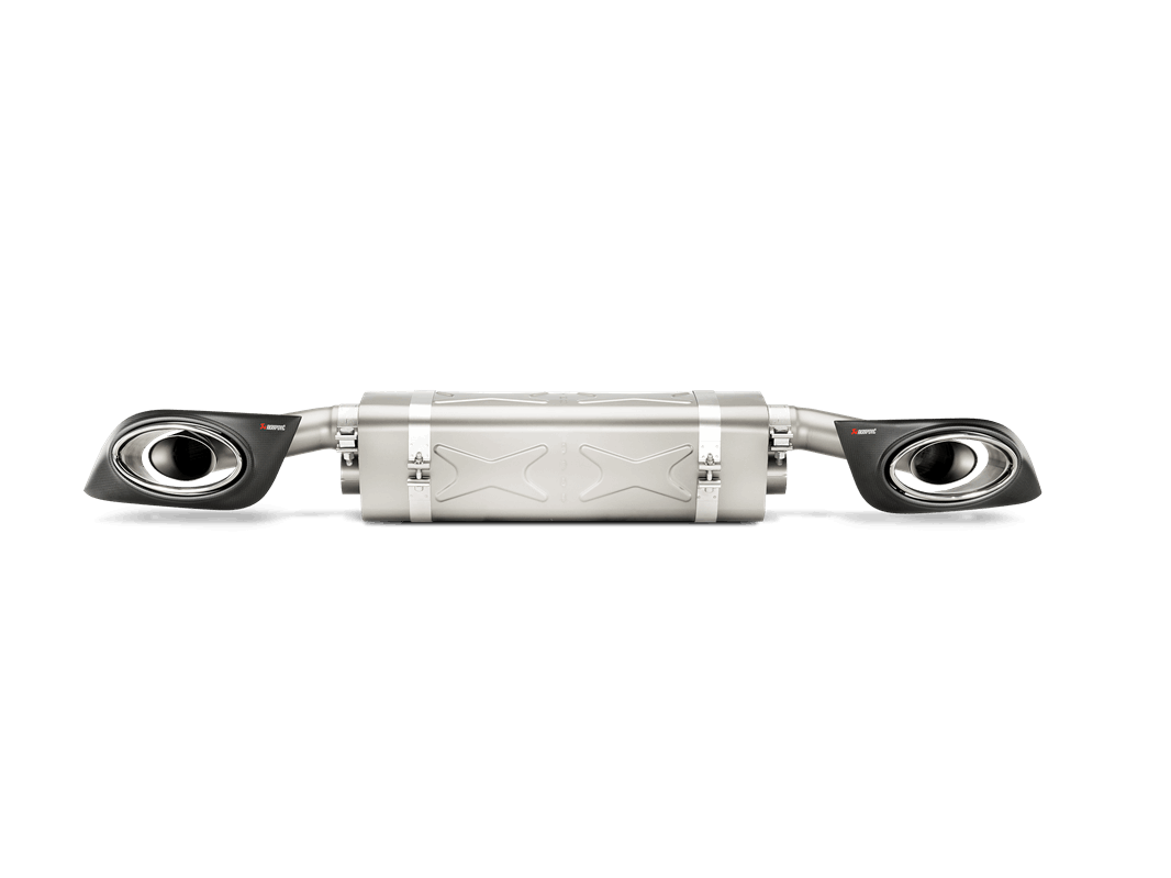 Akrapovic Slip-On Abgasanlage Titan | Porsche 911 Turbo 991