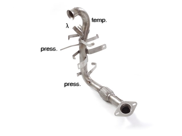 Downpipe + DPF-Ersatzrohr Set Ford C-MAX 1.6 TDCi | Ragazzon