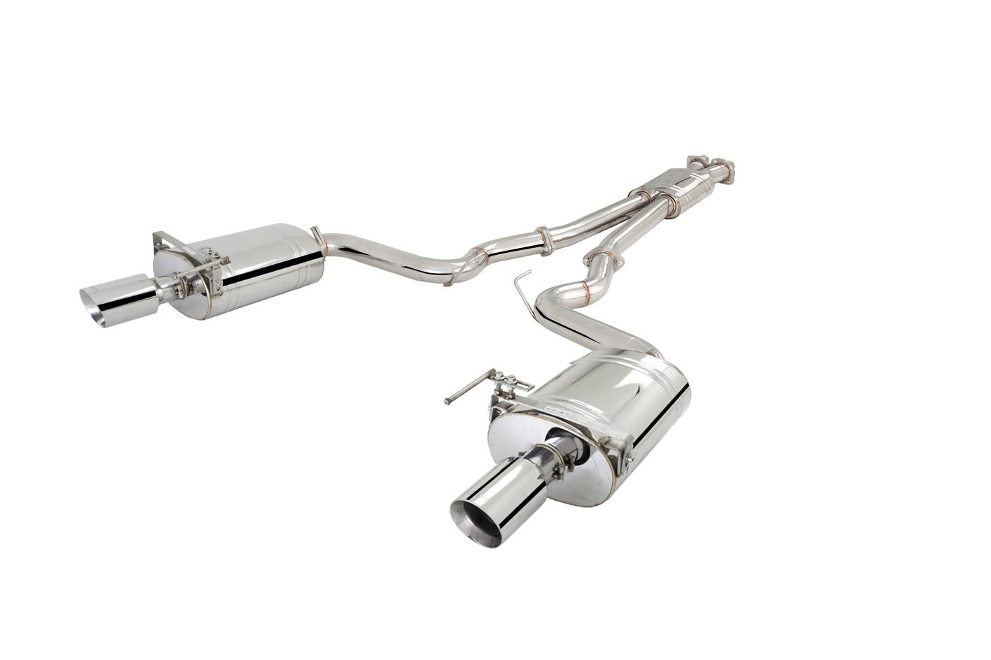 XFORCE Abgasanlage Ford Mustang GT Fastback 5.0L 15–17 – Oval
