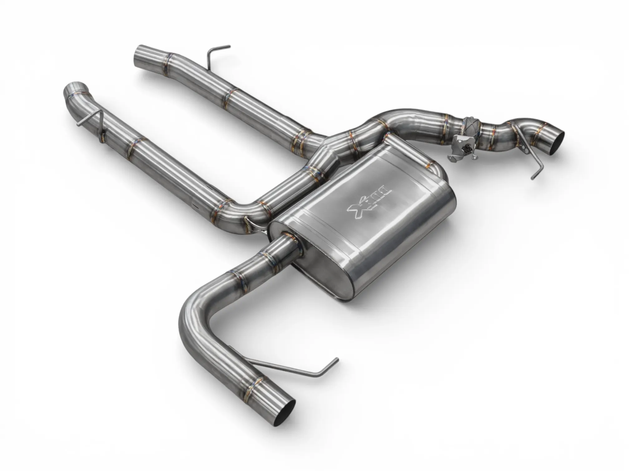 EGO-X Abgasanlage 3,5" BMW BMW X3 / X4 M440i G3X/G4X 354/360 PS (mit ECE*) - mit OPF