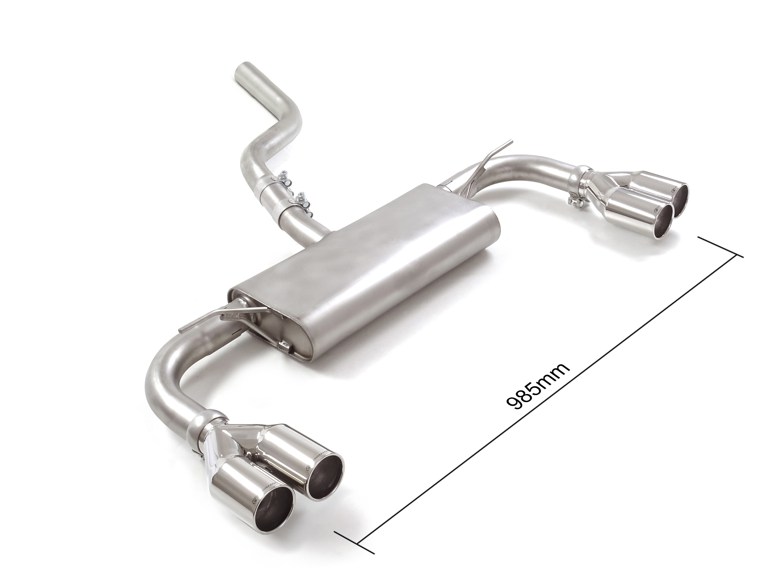 Sportauspuff Ford Focus 4 1.5 Ecoboost 2x80mm ECE | Ragazzon