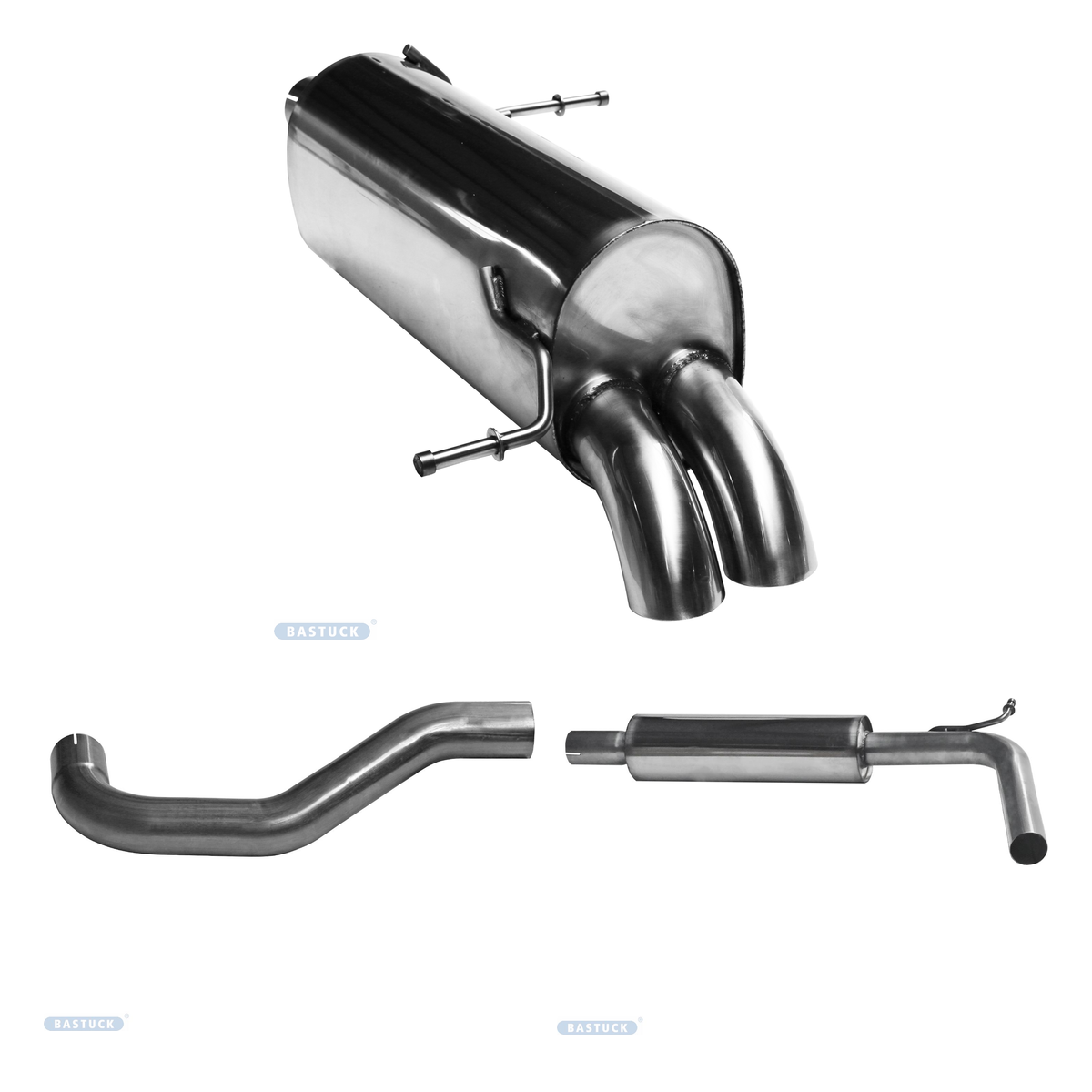 Bastuck Komplettanlage – Seat Ibiza 6F Ibiza 6F (KJ) Typ FR (ab Baujahr 2017)