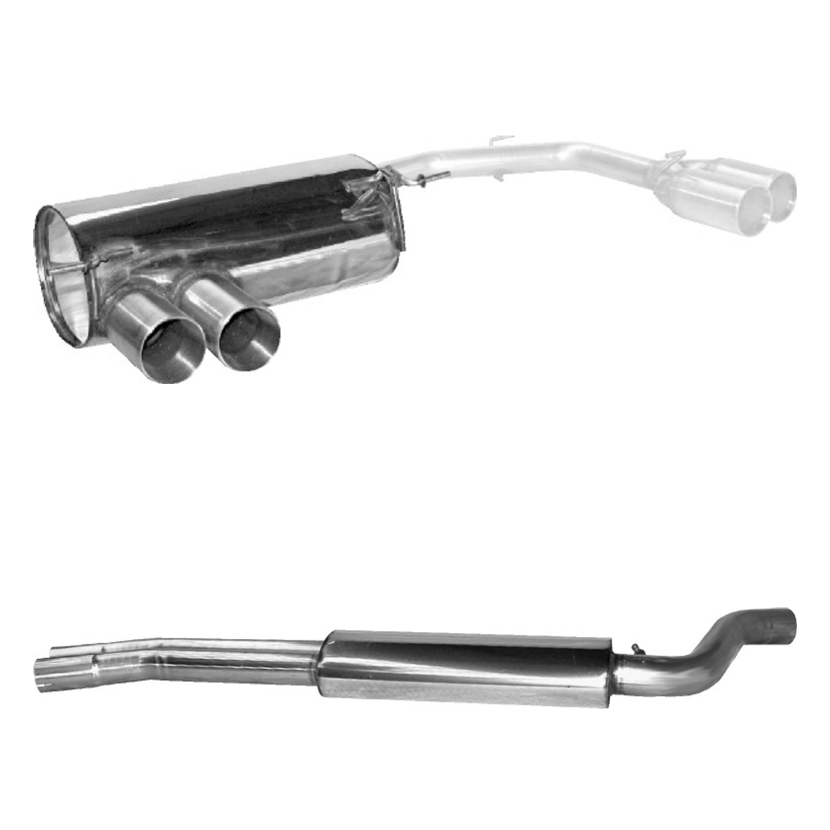 Bastuck Komplettanlage Quattro – BMW 1er E82 125i