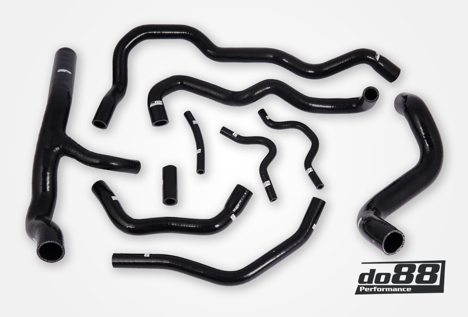 do88 Silikon Kühlerschläuche Kit Saab NG9-5 Turbo6 2.8T V6 2010–2011