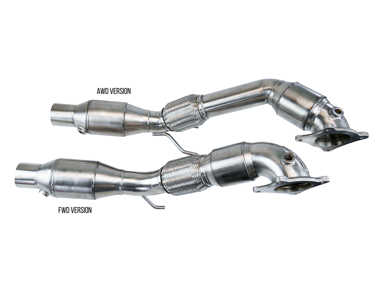 Bull-X Downpipe 3"/ 3.5" Oberteil VAG 1.8-2.0 T(F)SI (mit ECE*) - Allradantrieb / inkl. 100 Zellen Sportkat (ohne Betriebserlaubnis)