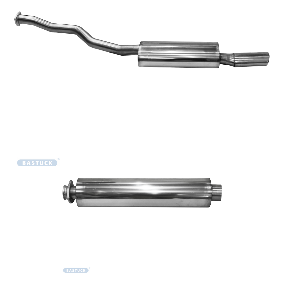 Bastuck Komplettanlage Single – Porsche 924 924 Baujahr 1976-1985 (2.0l)