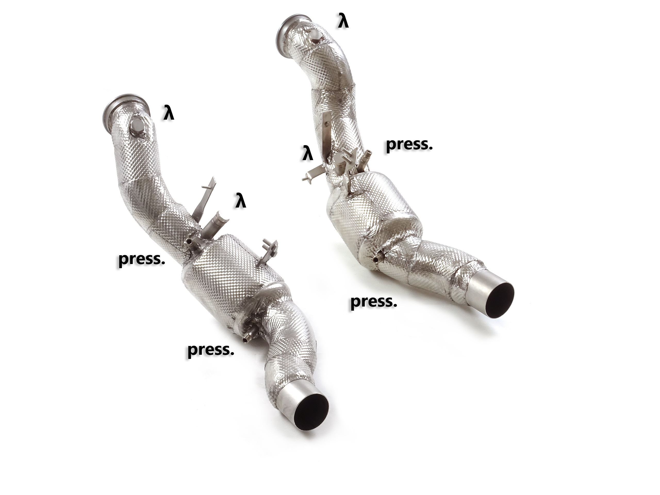Downpipe + DPF-Ersatzrohr Set Maserati Levante 3.0 V6 | Ragazzon