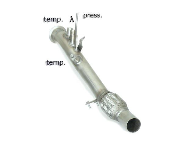 Downpipe + DPF-Ersatzrohr Set BMW 114d F20/F21 | Ragazzon