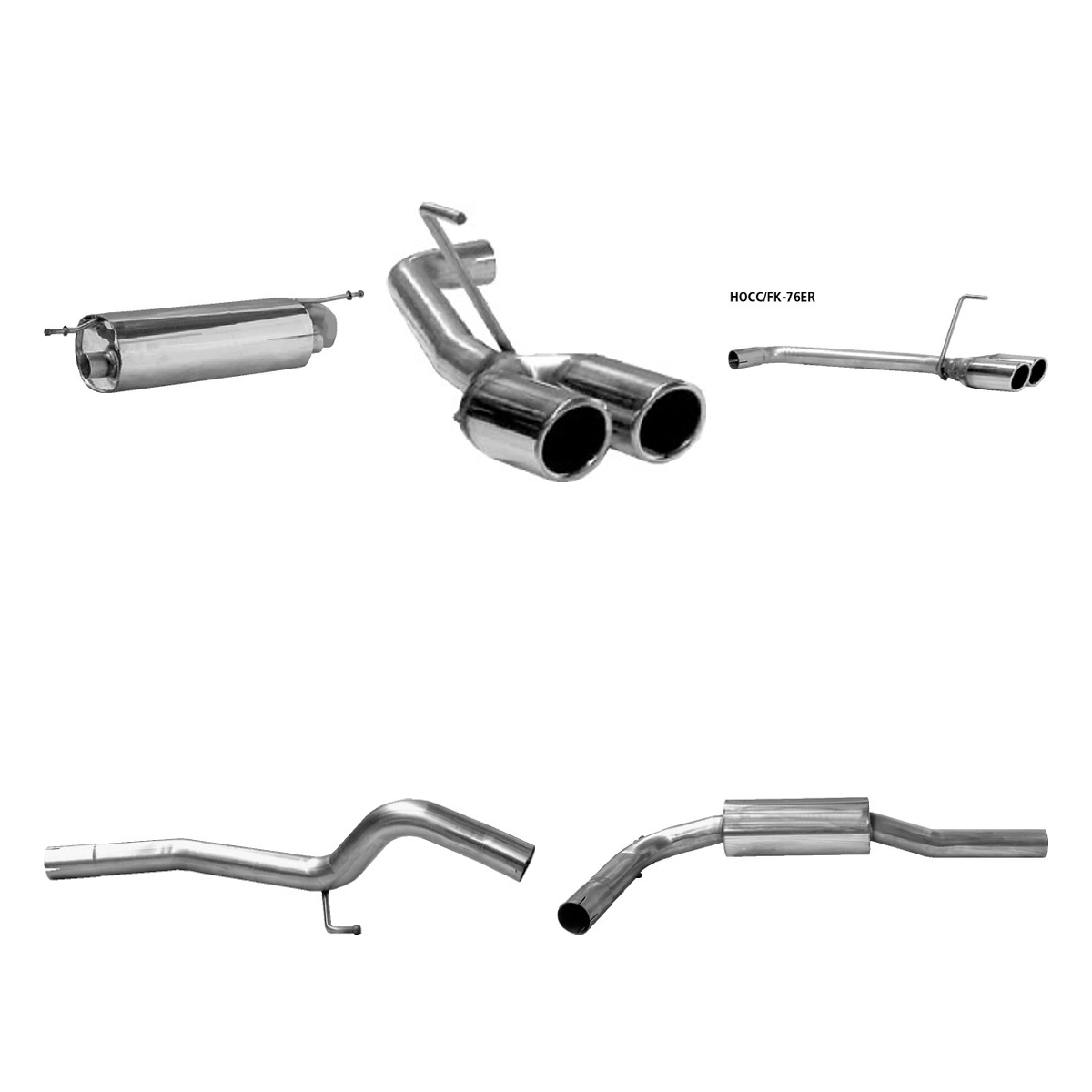 Bastuck Komplettanlage Quattro – Honda Civic Civic FK ab Bj. 2006