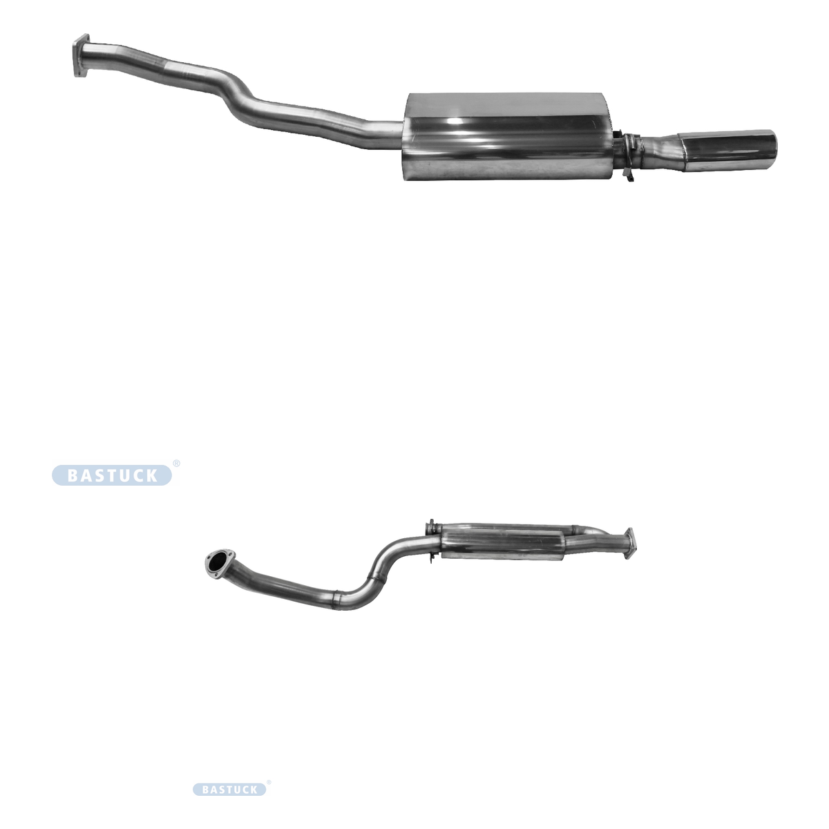 Bastuck Komplettanlage Single – Porsche 924 924 Turbo Baujahr 1981 - 1991