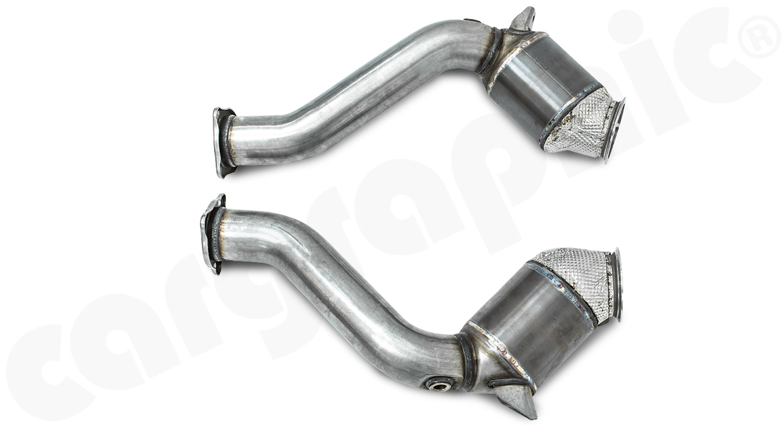 CARGRAPHIC Primär-Katalysatoren Ersatzrohrsatz für Porsche Cayenne 958.2 3,6L V6 S GTS