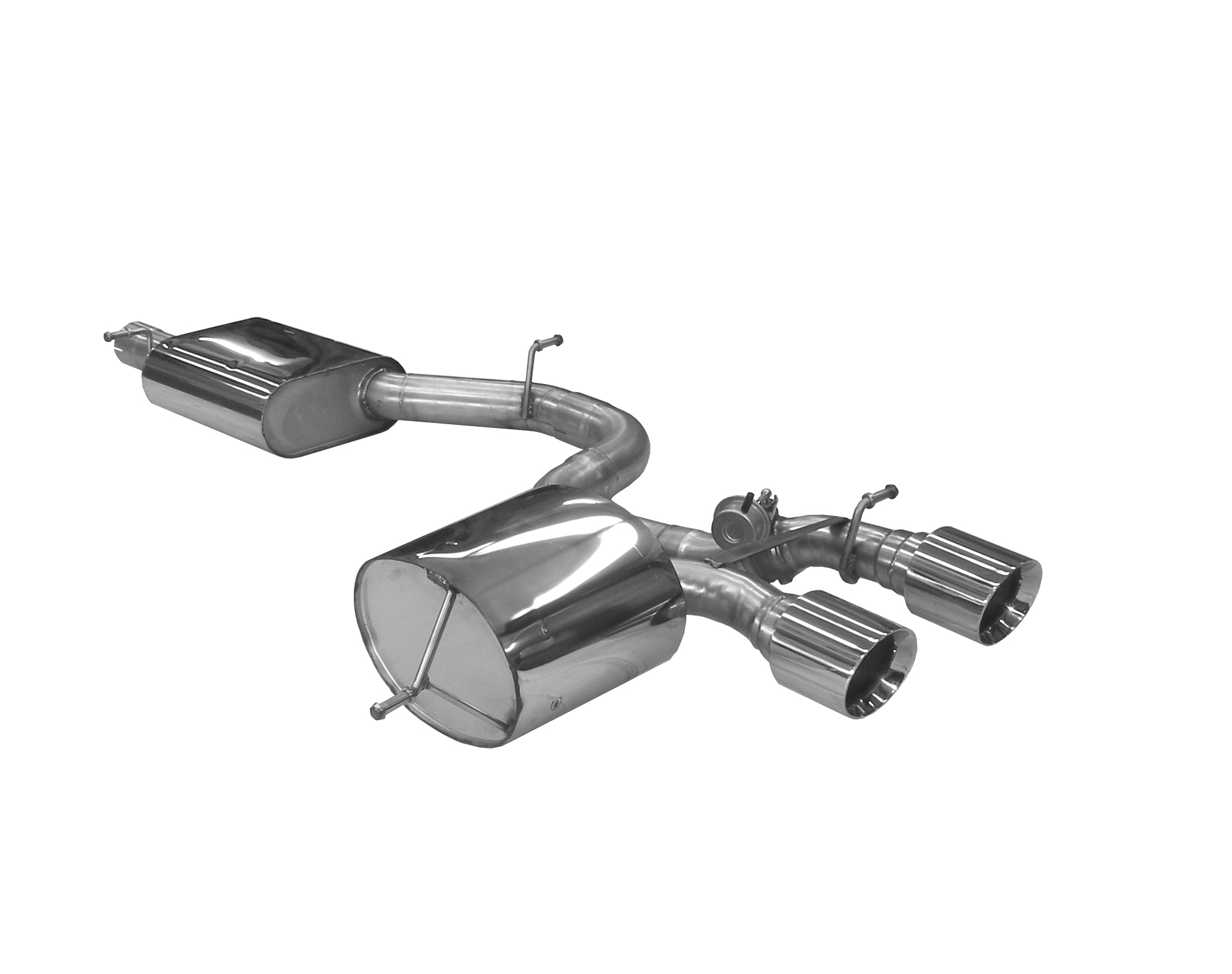 BN-Pipes Sportauspuff VW Golf 5 R32 1K Edelstahl EG-Gutachten