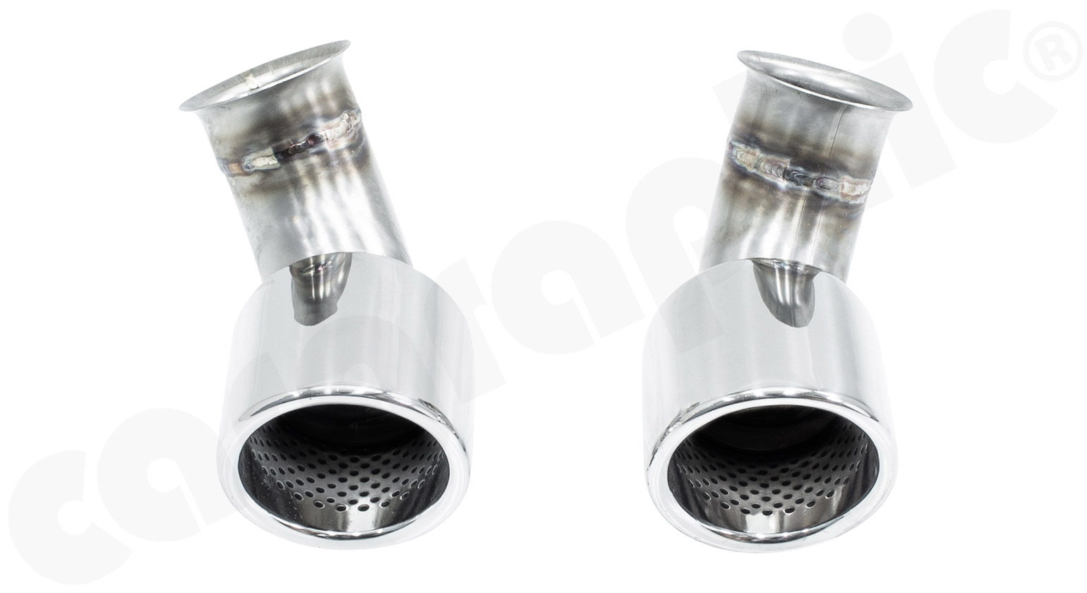 CARGRAPHIC Endrohrsatz für Porsche 996 Carrera 2/4 3,4l 3,6l GT3