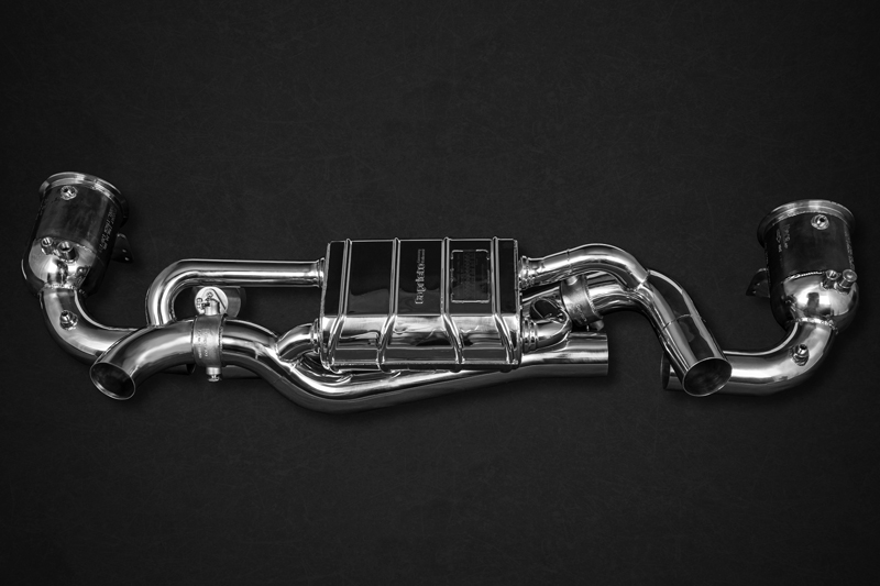 Capristo Klappenauspuff Porsche 992 OEM Aktuatoren ECE