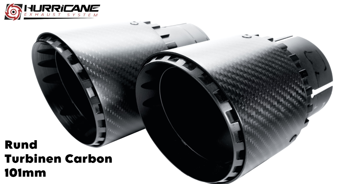 Rund Turbinen Carbon (101mm)