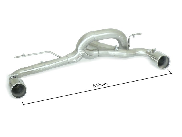 Endrohr-Set BMW 1er F20 F21 2x90mm rund rechts/links | Ragazzon