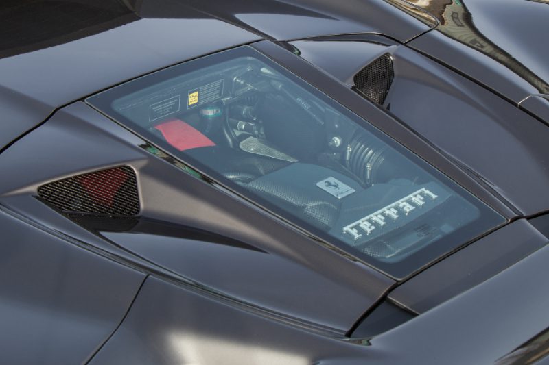 Capristo Carbon Heckklappe Ferrari F8 Rohcarbon