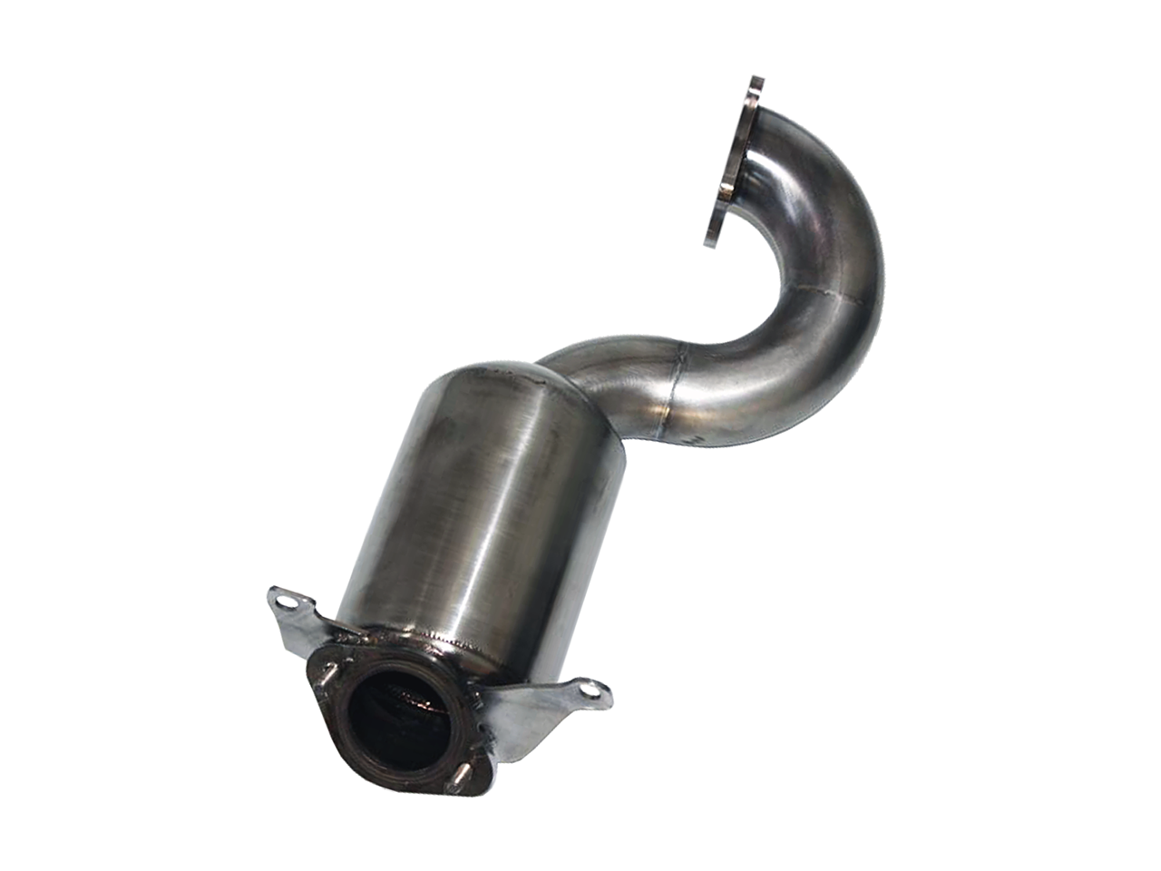 Bull-X Downpipe 2,5" VAG 1.4 T(F)SI 122/125PS ohne Kompressoraufladung (mit ECE*) - inkl. 100 Zellen Sportkat (ohne Betriebserlaubnis)
