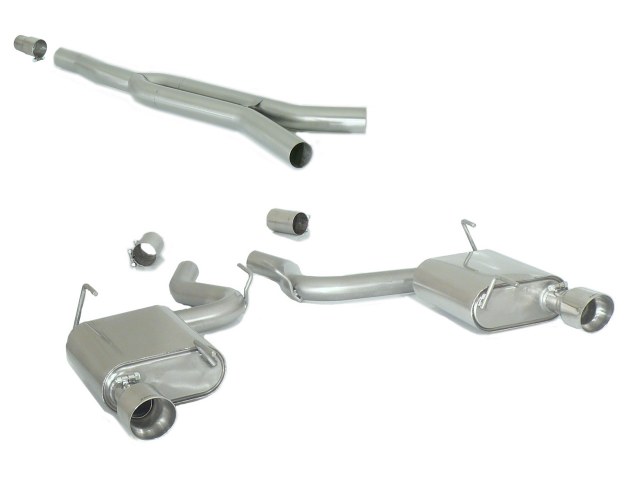 Sportauspuff Ford Mustang VI 2.3 Ecoboost 2x102mm ECE | Ragazzon