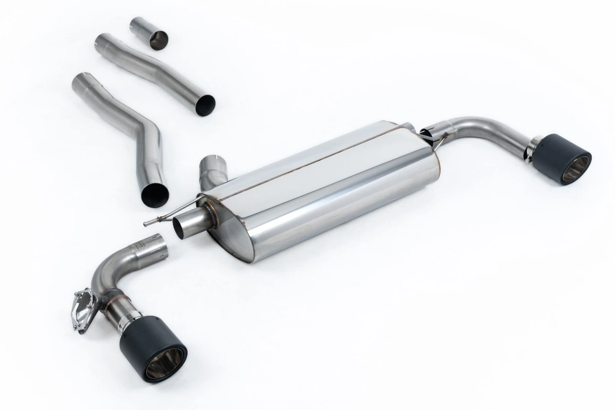 Milltek Sport Abgasanlage passend für BMW 1er F40 128ti - carbon Endrohre