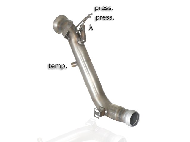 Downpipe + DPF-Ersatzrohr Set Mercedes C220 CDI W204 | Ragazzon