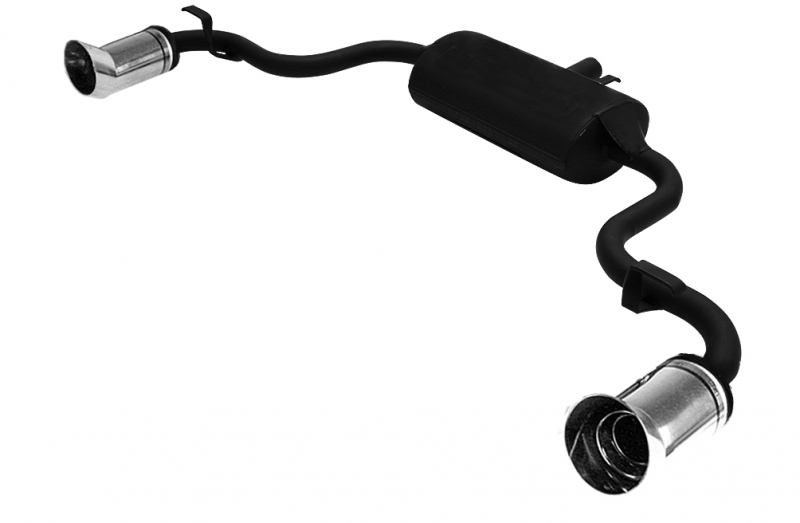 Ulter Sport Stahl Sportauspuff für Fiat Seicento (1998-2010) Hatchback 0,9i 29 kW